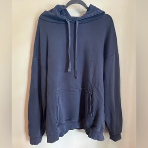 Aerie Offline Oversized Navy Hoodie